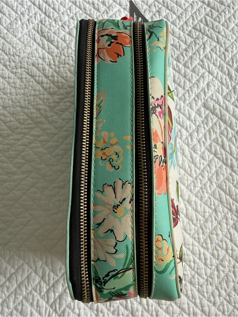 Sprayground Limited Ed Floral Shark Zip Cosmetic Travel Case Toiletry Multicolor - Picture 8 of 17
